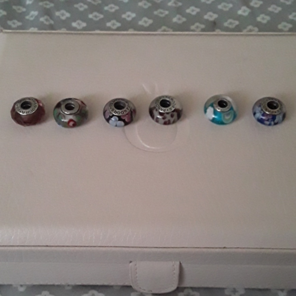Authentic Pandora Murano beads
